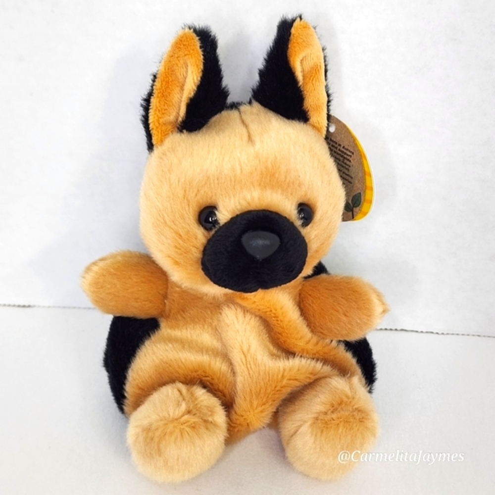 HANS 🐶 German Shepard Palm Pals Official Aurora Plush #1-252 ☆ NWT ☆